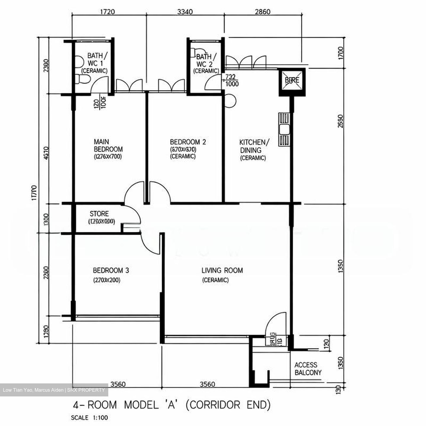 Blk 243 Tampines Street 21 (Tampines), HDB 4 Rooms #573510021